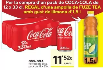 Oferta de Coca-Cola - Refres De Cola por 11,52€ en Caprabo