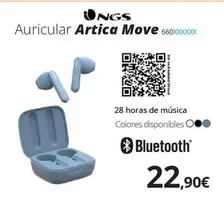 Oferta de NGS - Auricular Artica Move por 22,9€ en Ecomputer