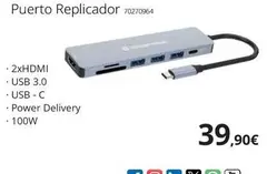 Oferta de Puerto Replicador por 39,9€ en Ecomputer