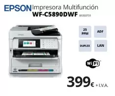 Oferta de Epson - Impresora Multifuncion Wf-c5890dwf por 399€ en Ecomputer