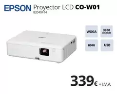 Oferta de Epson - Proyector LCD CO-W01 por 339€ en Ecomputer