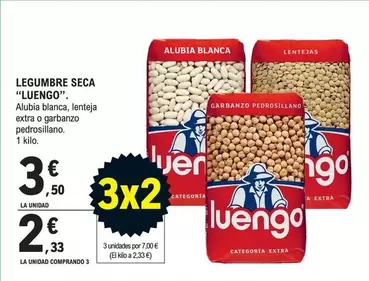 Oferta de Luengo - Legumbre Seca por 3,5€ en E.Leclerc