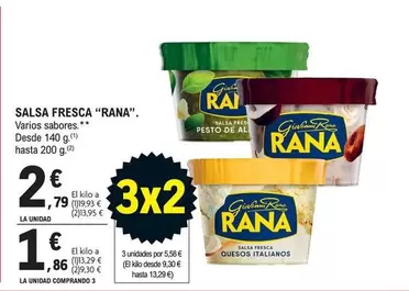 Oferta de Rana - Salsa Fresca por 2,79€ en E.Leclerc