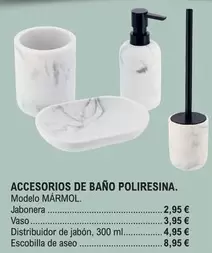 Oferta de Accesorios De Baño Poliresina por 2,95€ en E.Leclerc