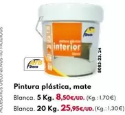 Oferta de Pintura Plástica, Mate por 8,5€ en BricoCentro