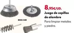 Oferta de Juego De Cepillos De Alambre por 8,95€ en BricoCentro