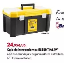 Oferta de Stanley - Caja De Herramientas Essential 19" por 24,95€ en BricoCentro