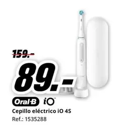 Oferta de Oral B - Cepillo Electrico IO 4S por 89€ en MediaMarkt