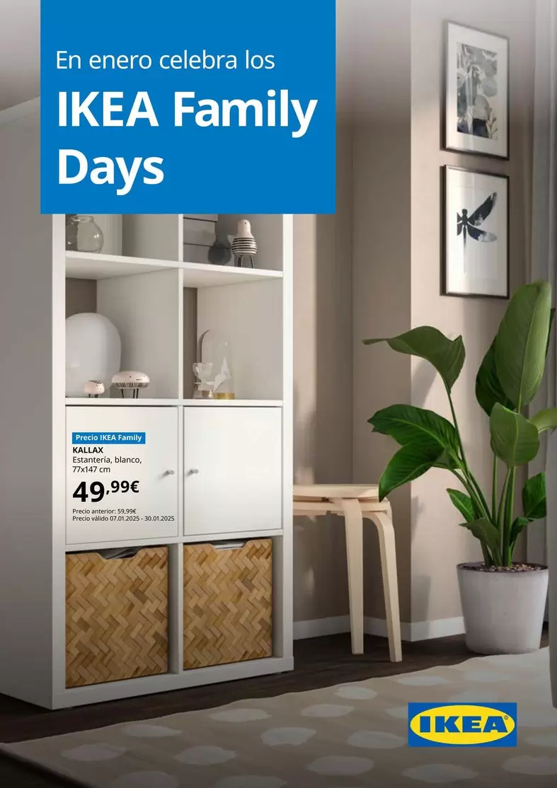 Oferta de Kallax - Estanteria, Blanco por 49,99€ en IKEA