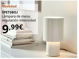 Oferta de Spetsboj - Lámpara De Mesa, Regulación Intensidad  por 9,99€ en IKEA