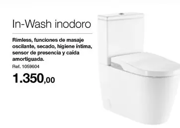 Oferta de In-Wash Inodoro por 1350€ en Distriplac