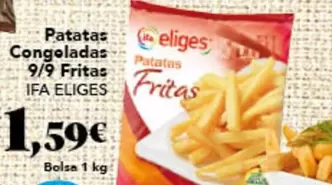 Oferta de Ifa Eliges - Patatas Congeladas por 1,59€ en Gadis