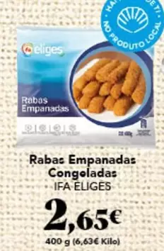 Oferta de Ifa Eliges - Rabas Empanadas Congeladas por 2,65€ en Gadis