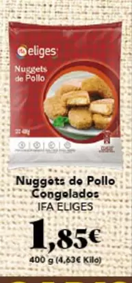 Oferta de Ifa Eliges - Nuggets De Pollo Congelados por 1,85€ en Gadis