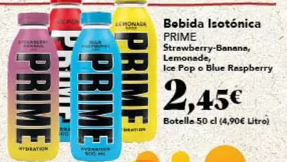 Oferta de Prime - Bobida Isotónica por 2,45€ en Gadis