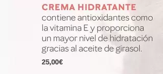 Oferta de Mary Kay - Crema Hidratante por 25€ en Mary Kay