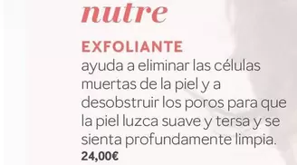 Oferta de Mary Kay - Nutre Exfoliante por 24€ en Mary Kay