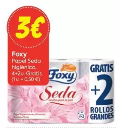 Oferta de Foxy - Papel Seda Higiénico por 3€ en Suma Supermercados