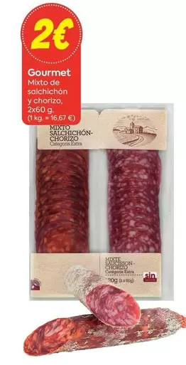 Oferta de Gourmet - Mixta De Salchichon por 2€ en Suma Supermercados