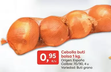 Oferta de Origen - Cebolla Buti Bolsa por 0,95€ en Suma Supermercados