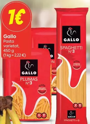 Oferta de Gallo - Pasta por 1€ en Suma Supermercados