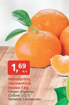 Oferta de Origen - Mandarina Clementina Bossa por 1,69€ en Suma Supermercados