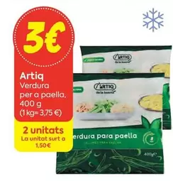 Oferta de Artiq - Verdura Per A Paella por 3€ en Suma Supermercados