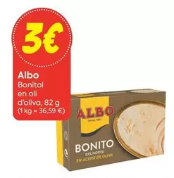 Oferta de Albo - Bonitol En Oli D'oliva por 3€ en Suma Supermercados