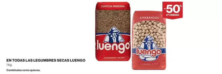 Oferta de Luengo - En Todas Las Legumbres Secas en Supercor Exprés