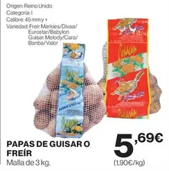 Oferta de Origen - Papas De Guisar O Freir por 5,69€ en Supercor