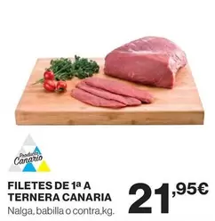 Oferta de Filetes De 1a A Ternera Canaria por 21,95€ en Supercor