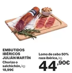 Oferta de Embutidos Ibéricos por 44,9€ en Supercor