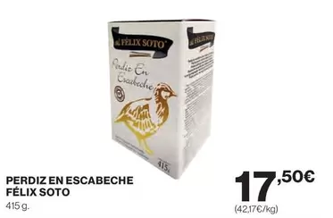 Oferta de Felix - Perdiz En Escabeche por 17,5€ en Supercor