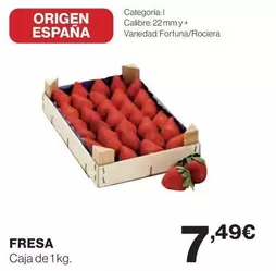 Oferta de Origen - Fresa por 7,49€ en Supercor