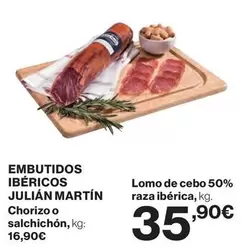 Oferta de Embutidos Ibéricos por 35,9€ en Supercor