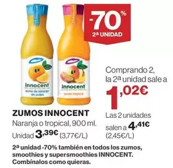 Oferta de Innocent - Zumo por 3,39€ en Supercor