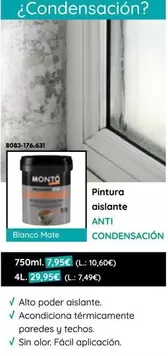 Oferta de Monto - Pintura Aislante  por 7,95€ en BricoCentro