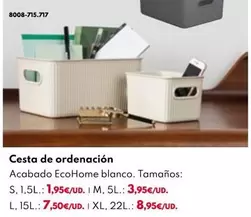 Oferta de Cesta De Ordenacion por 1,95€ en BricoCentro