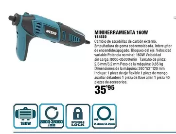 Oferta de Wesco - Miniherramienta por 35,95€ en ferrOkey