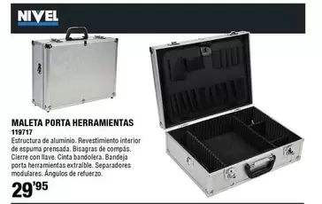 Oferta de Maleta Porta Herramientas por 29,95€ en ferrOkey