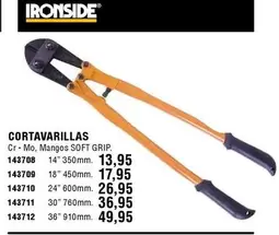 Oferta de Ironside - Cortavarillas por 13,95€ en ferrOkey