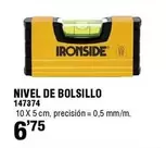 Oferta de Ironside - Nivel De Bolsillo por 6,75€ en ferrOkey