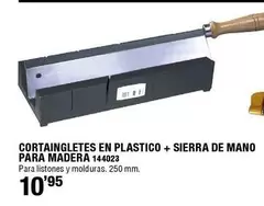 Oferta de Cortaingletes En Plastico + Sierra De Mano Para Madera por 10,95€ en ferrOkey