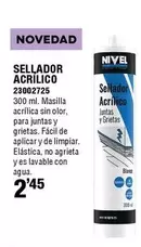 Oferta de Sellador Acrilico por 2,45€ en ferrOkey