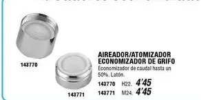 Oferta de Aireador/Atomizador Economizador De Grifo por 4,45€ en ferrOkey