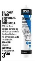 Oferta de Silicona Acide Universal Con Fungicida por 3,3€ en ferrOkey