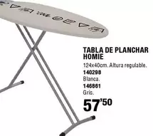 Oferta de Tabla De Planchar Homie por 57,5€ en ferrOkey