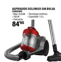 Oferta de Ambit - Aspirador Ciclonico Sin Bolsa  por 84,95€ en ferrOkey