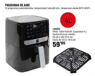 Oferta de Ambit - Freidoras De Aire por 59,95€ en ferrOkey