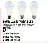 Oferta de Sonedas - Bombilla Estandar Led por 5,95€ en ferrOkey